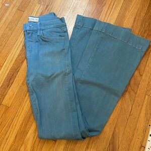 Wildfox Farrah High Rise Flare in Mist